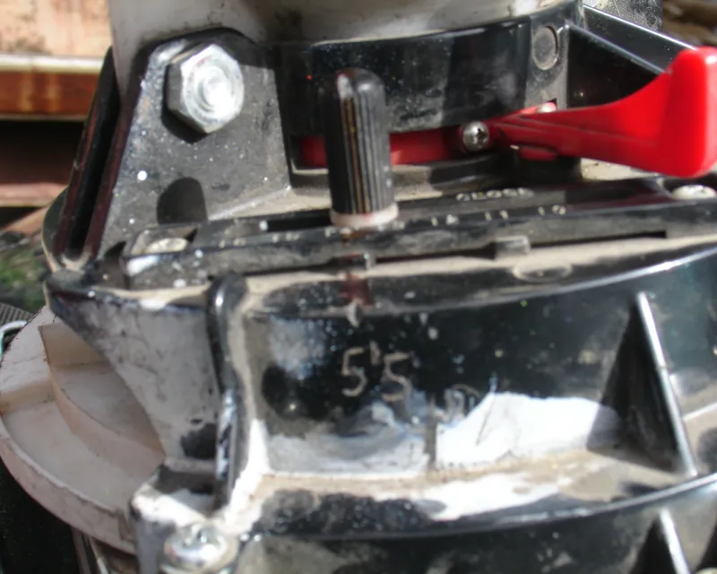 Detalle de selector dosificador abonadora