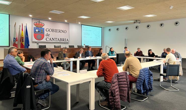 Figura 1. Reunión Comisión Regional de Montes de Cantabria. Fuente.  Dirección General de Montes y Biodiversidad
